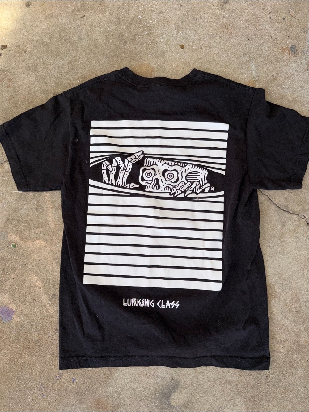 Lurking Class Black Graphic Short Sleeve Tee - Men's Casual Shirt